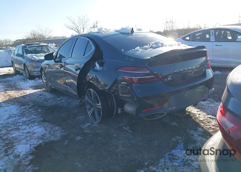 2025 Genesis G70 2.5T Awd из США, поврежденный, VIN KMTG34SC1SU153309